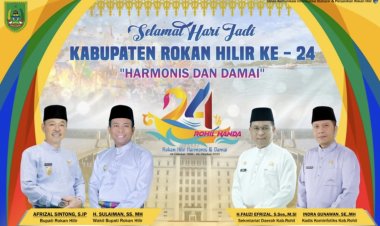 Iklan Ucapan Bupati Kabupaten Rokan Hilir Ke 24