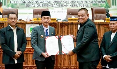 APBD-P Kabupaten Rohil Disahkan Sebesar Rp 2,4 Triliun