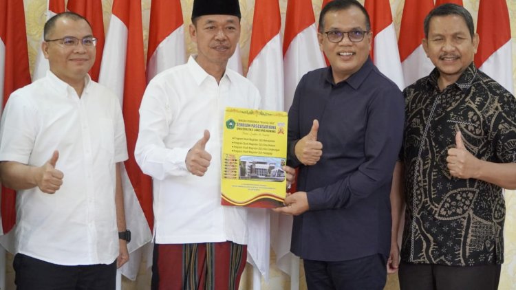 Bupati Rohil Menandatangani MOU Unilak, Guna Peningkatan Kualitas SDM