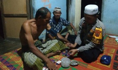 Polres Aceh Barat Bantu Warga Woyla Timur Sembuhkan Penyakit Stroke