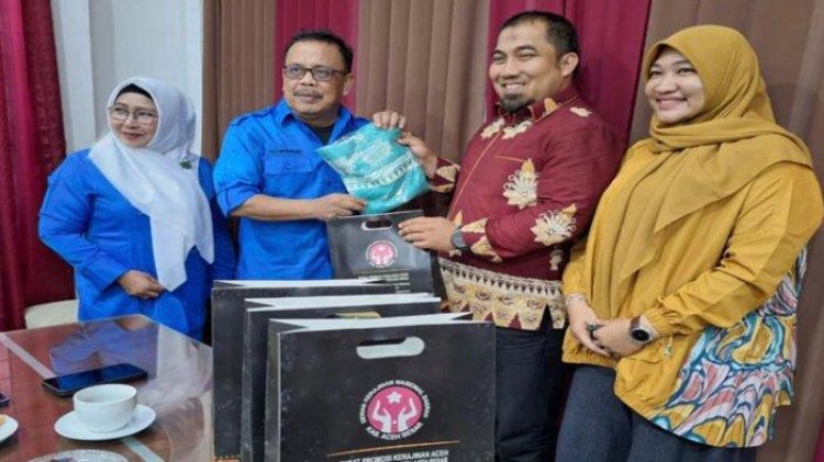 Batik dari Rumah Produksi Batik Malaka di Kec.Kuta Malaka Dipromosikan pada HPN 2024