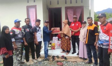 Korban Angin Puting Beliung Kecamatan Leupung Terima Bantuan Masa Panik Pemkab Aceh Besar