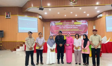 Dansat Brimob Polda Riau pimpin syukuran HUT Paguyuban keluarga besar Brimob ke VIII