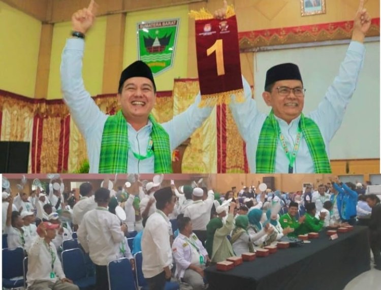 Sesuai Harapan Simbol Juara Pasangan H. Nofi Candra, Leo Murphy Dapat Nomor Urut 1