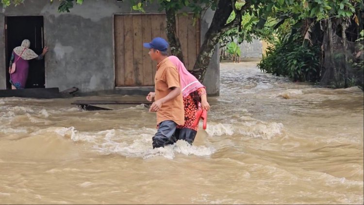 11 Desa di Kec. Darul Hasanah, Aceh Tenggara Masih Digenangi Banjir