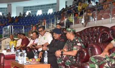 Dansat Brimob Polda Riau Hadiri Pembukaan Kejuaraan Forki Riau Open Championship 2024