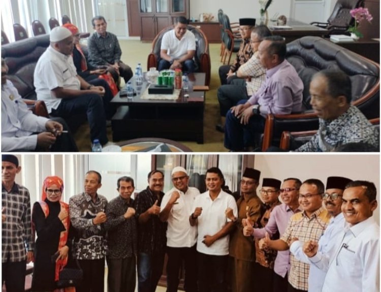Wakil Bupati Solok Jon Firman Pandu Terima Kedatangan Forum Peduli Pendidikan