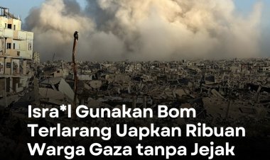 2.842 Warga Gaza Lenyap Tanpa Jejak, Israel Gunakan Senjata Terlarang Bom Termal Meski Gabung BoP