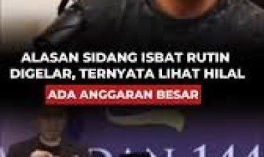 Polemik Sidang Isbat 2026: Kritik Anggaran & Pemanfaatan Teknologi