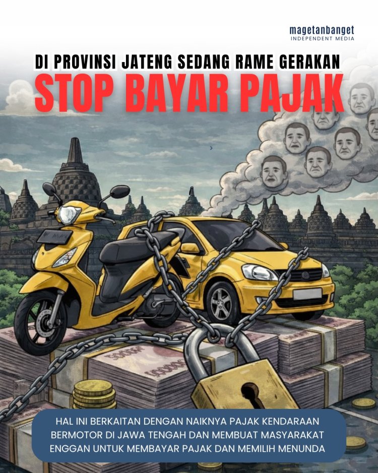 Rakyat Jateng Usung Stop Bayar Pajak Usai Opsen PKB Berlaku saat Ekonomi Sulit