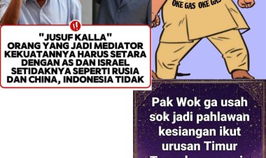 JK Ingatkan Prabowo Mediasi Iran-As Gagal, Fans Anak Trump, Idola Mustafa Kemal, Tujuan tak Jelas