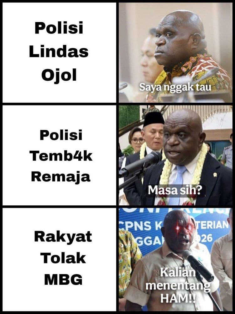 Pigai: Inisiatif Prabowo Mediator Iran, Saya Umur 5 Tahun Belajar HAM, Berapa Standard IQ Menteri ?