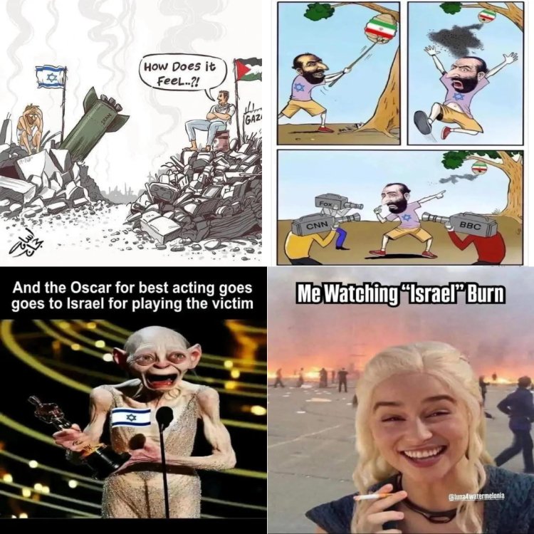 Iran Serang Israel Banyak Misil, Mengingat Tari&Nyanyi saat Bom Jatuh ke Anak" Palestine